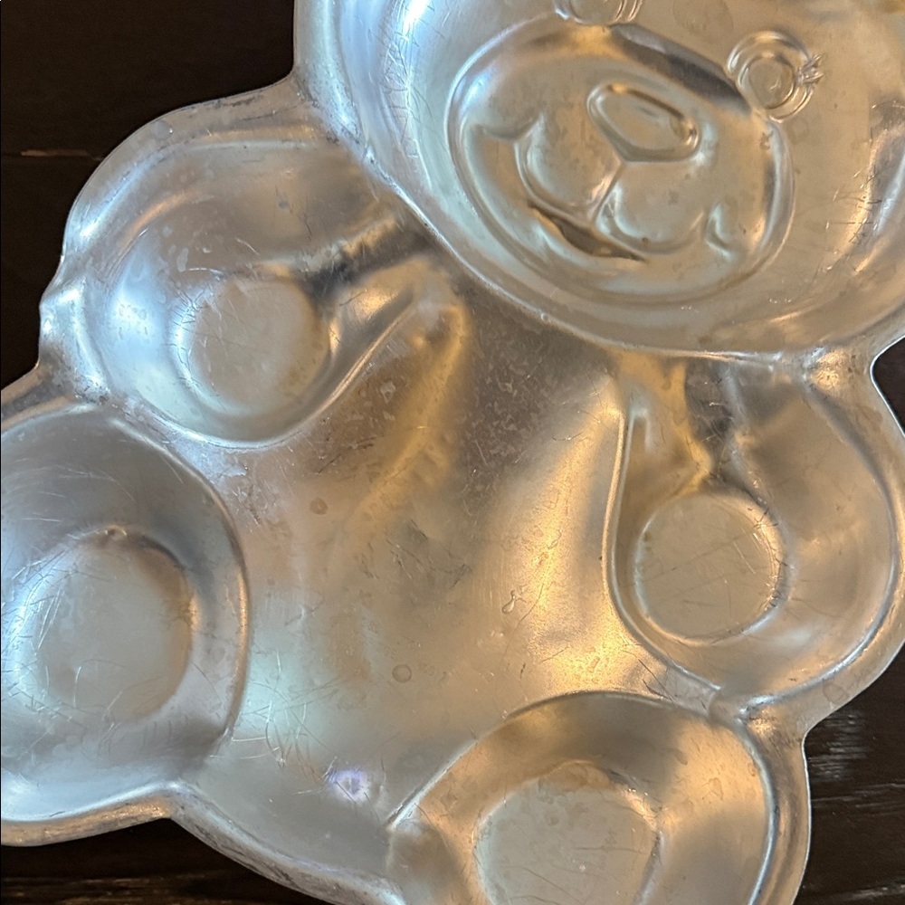 Charming Silver Teddy Bear Cake Mold - Picture 5 of 5